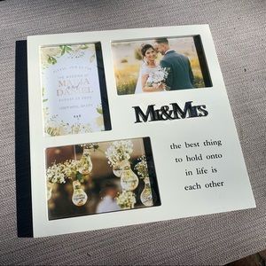 Wedding photo frame.